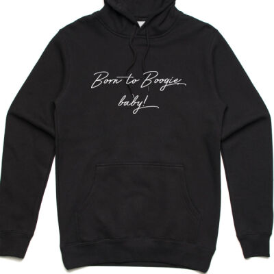 Born to Boogie Hoodie - White Font Thumbnail