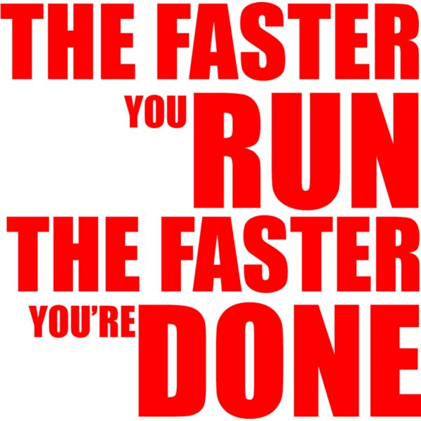 The faster you run Thumbnail