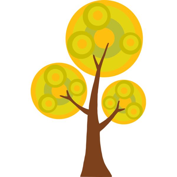 Abstract Tree Yellow Thumbnail