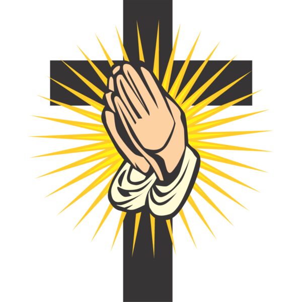 Praying hands cross Thumbnail