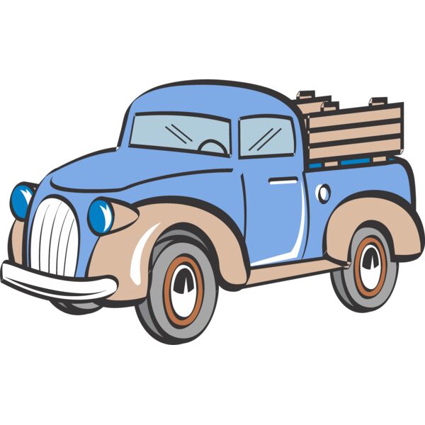 Blue truck Thumbnail