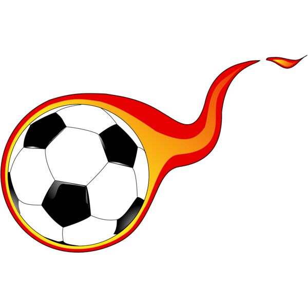 Flaming  soccer ball Thumbnail