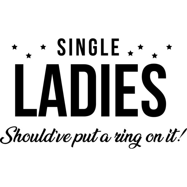 Single Ladies Hens Tee Thumbnail
